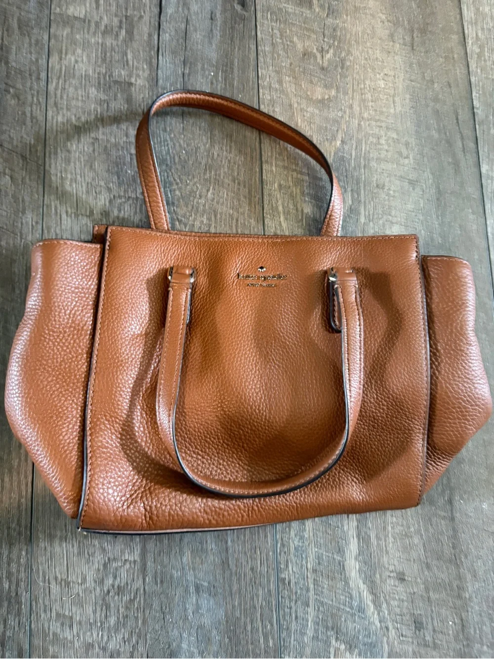 kate spade pebbled leather